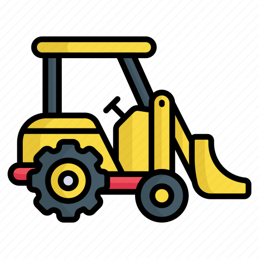 Excavator, crawler, loader, machinery, automobile, mover, bulldozer icon - Download on Iconfinder