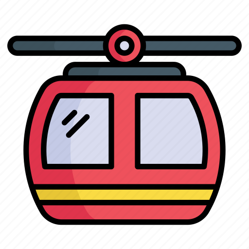 Funicular, cable car, chairlift, lift, gondola, transport, aircraft icon - Download on Iconfinder