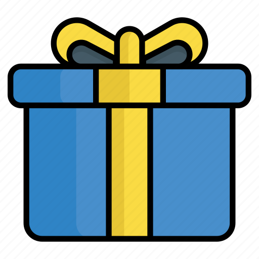 Gift box, wrapped, greeting, present, celebration, gift, hamper icon - Download on Iconfinder
