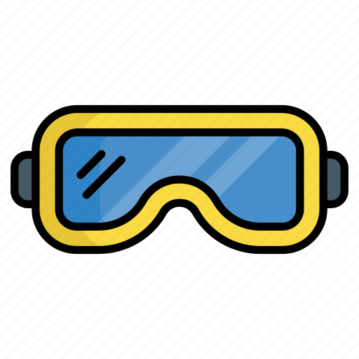 Ski goggle, equipment, spectacles, goggles, eyewear, protective, accessory icon - Download on Iconfinder