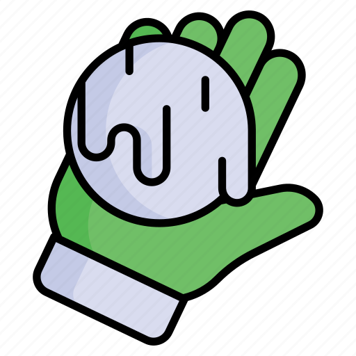 Snowball, fight, game, adventure, winter glove, entertainment icon - Download on Iconfinder