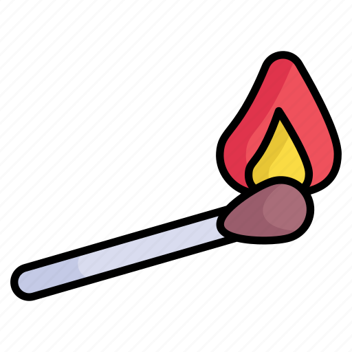 Matchstick, caution, ablaze, stick, burn, phosphorus, fire icon - Download on Iconfinder