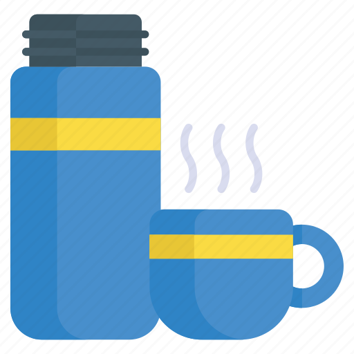Thermos, hot, teacup, cup, beverage, flask, drink icon - Download on Iconfinder