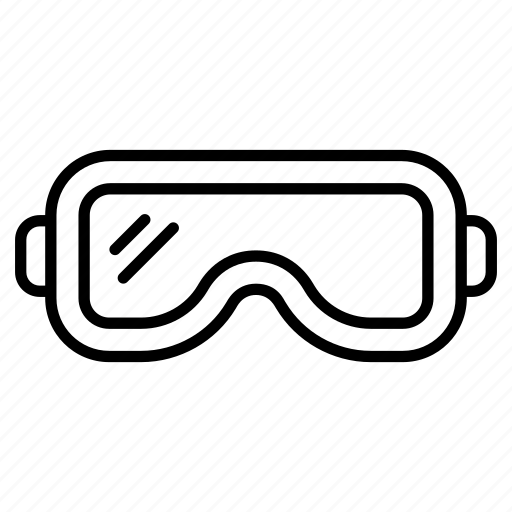 Ski goggle, equipment, spectacles, goggles, eyewear, protective, accessory icon - Download on Iconfinder