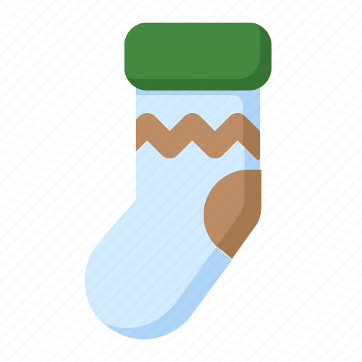 Sock, socks, winter, footwear, fashion icon - Download on Iconfinder