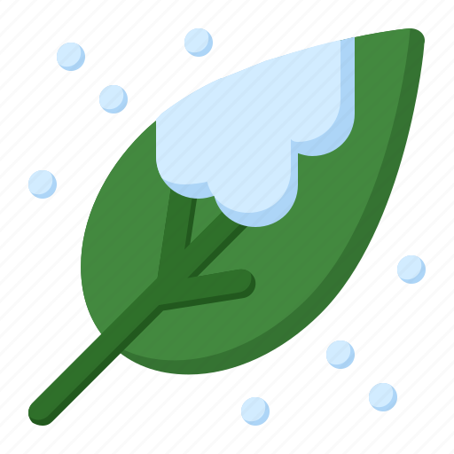 Leaf, snow, nature, winter, snowflake icon - Download on Iconfinder