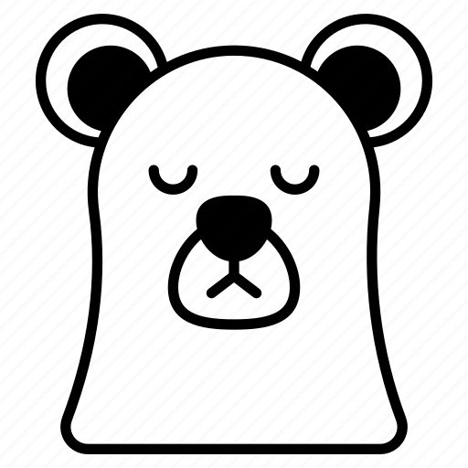 Polar bear, animal, mammal, specie, wild icon - Download on Iconfinder