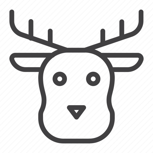 Animal, deer, head, moose, reindeer icon - Download on Iconfinder
