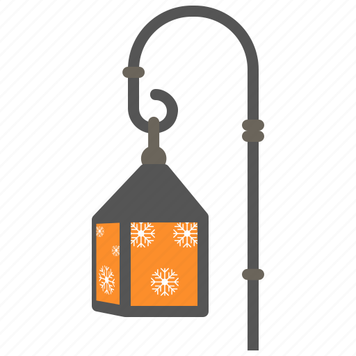 Candle, lamp, lantern, light, night, street, winter icon - Download on Iconfinder