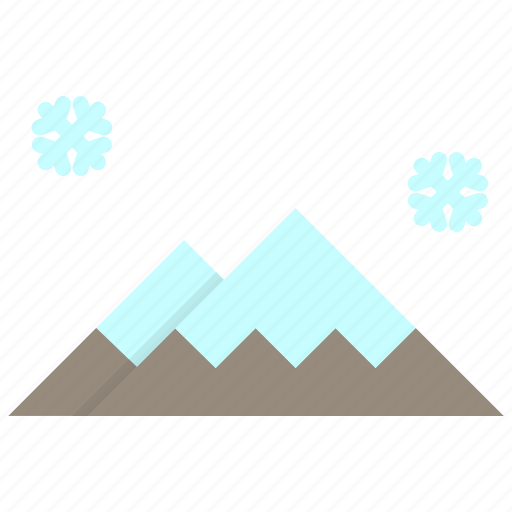 Hills, landscape, mountain, scenery, snow, winter icon - Download on Iconfinder