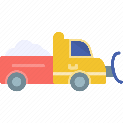 Snowplow, snow, car, plow, truck, cleaning, plowing icon - Download on Iconfinder