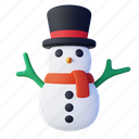 winter, snowman, snow, snowflake, holiday, vacation, climate 