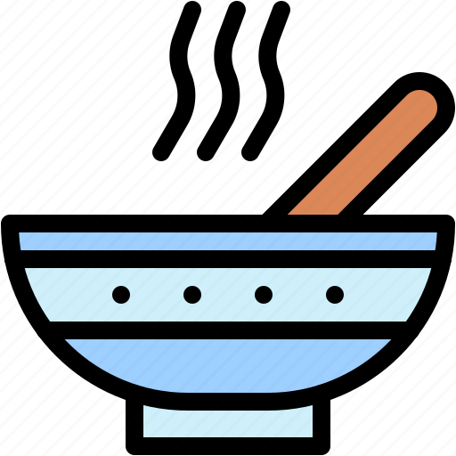 Hot, soup, spoon, food, and, restaurant, bowl icon - Download on Iconfinder