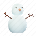 snowman, winter, season, weather, decoration, seasonal, cold, freezing