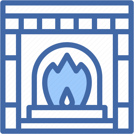 Fireplace, chimney, warm, living, room, winter icon - Download on Iconfinder