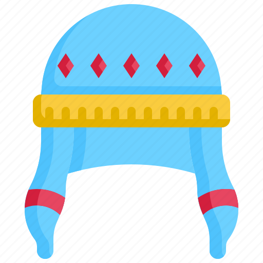 Earflaps, winter, cold, cozy, hat icon - Download on Iconfinder