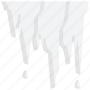 stalactite, winter, snow, cold, ice