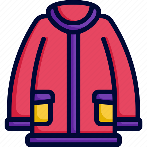 Coat, jacket, parka, anorak, puffer icon - Download on Iconfinder