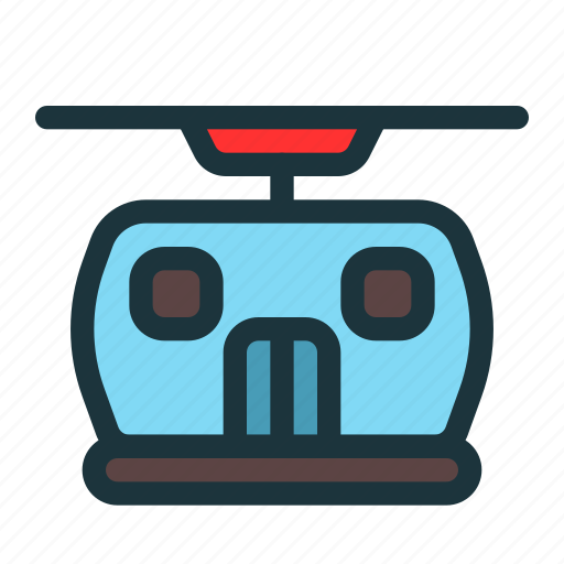 Cable, car, gondola, passenger, ski, lift, elevator icon - Download on Iconfinder