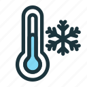 freeze, cold, thermometer, temperature, thermostat, weather, winter
