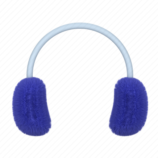 Ear, muff, hearing, napper, listen 3D illustration - Download on Iconfinder