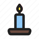 candle, light, flame, ornament, decoration
