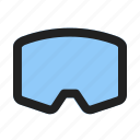 goggles, ski, fashion, protection
