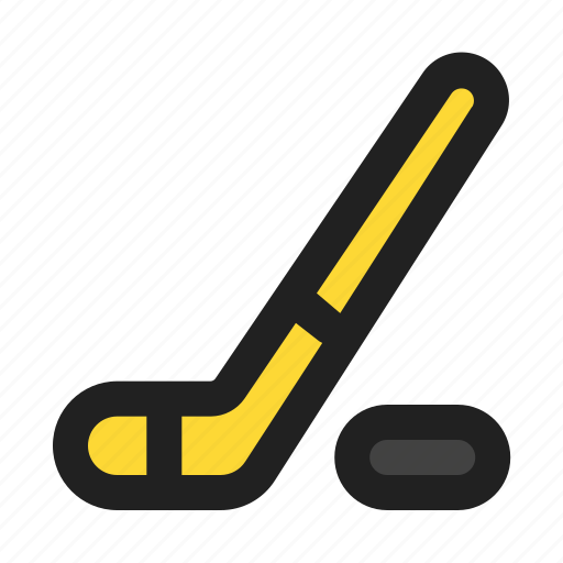 Ice, hockey, stick, puck, equipment icon - Download on Iconfinder