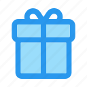 gift, box, present, ribbon