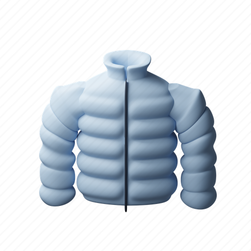 Winter jacket, jacket, fashion, show, snow, holiday, winter 3D illustration - Download on Iconfinder