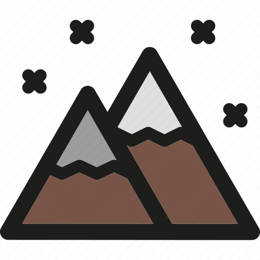 Mountains, christmas, mountain, snow, weather, winter icon - Download on Iconfinder