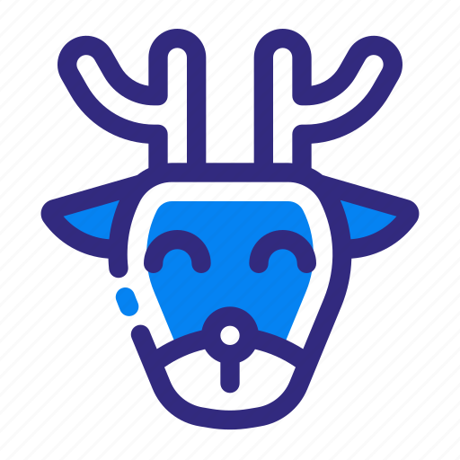 Deer, animal, winter, christmas, holiday icon - Download on Iconfinder
