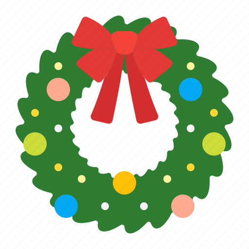 Arrangement, christmas, decoration, plants, ribbon, winter, wreath icon - Download on Iconfinder