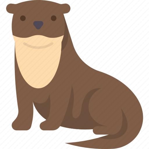 Otter, clawed, carnivore, wildlife, mammal icon - Download on Iconfinder