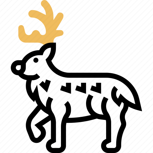 Reindeer, antler, animal, winter, christmas icon - Download on Iconfinder