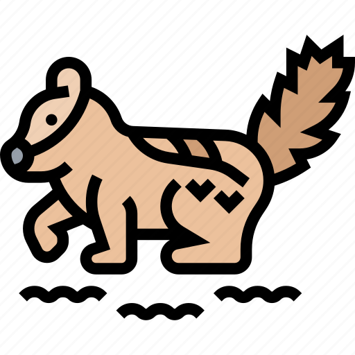 Chipmunk, rodent, pouches, furry, nature icon - Download on Iconfinder