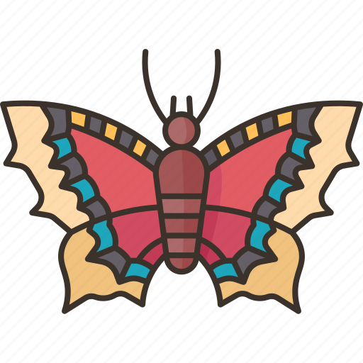 Butterfly, nymphalis, antiopa, moth, insect icon - Download on Iconfinder
