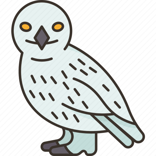 Owl, snowy, bird, wildlife, animal icon - Download on Iconfinder