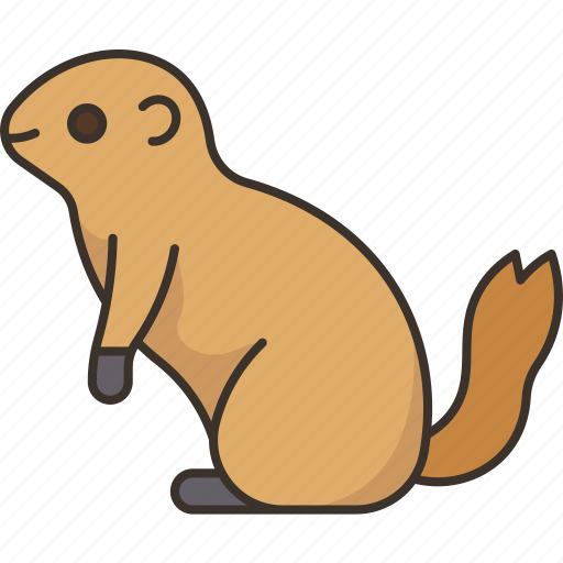 Squirrel, ground, rodent, wildlife, prairie icon - Download on Iconfinder