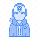 winter, avatar, user, profile, people, policewoman