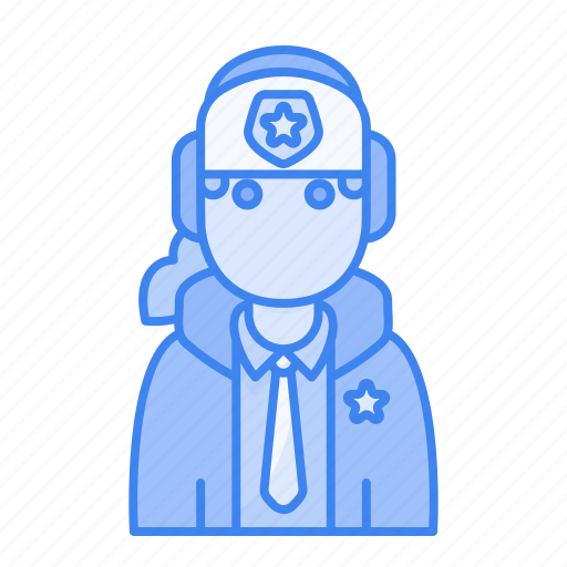 Winter, avatar, user, profile, people, policewoman icon - Download on Iconfinder