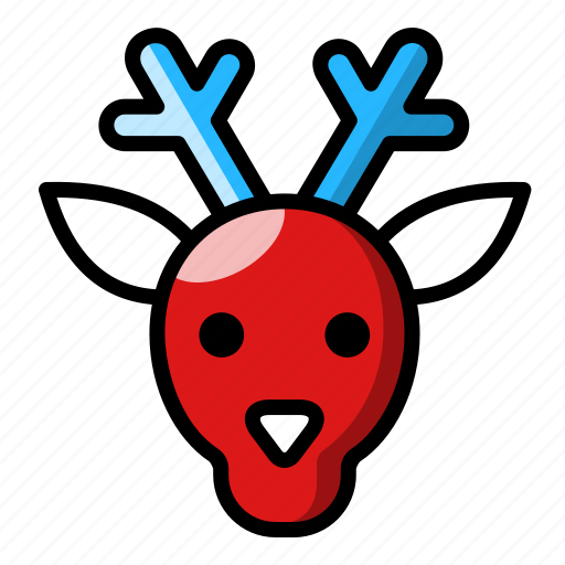 Deer, winter, animal, reindeer icon - Download on Iconfinder