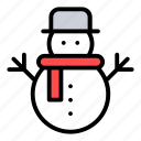 winter, snowman, holiday, christmas