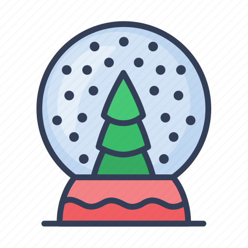 Decoration, glass, toy, snow, ball, tree, winter icon - Download on Iconfinder