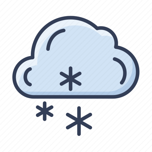 Winter, snow, rain, cloud, weather, climate icon - Download on Iconfinder