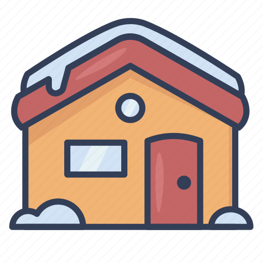 House, snow, wooden, cabin, winter icon - Download on Iconfinder