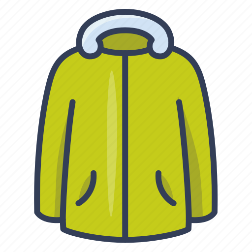 Coat, winter, jacket, clothes, fashion icon - Download on Iconfinder