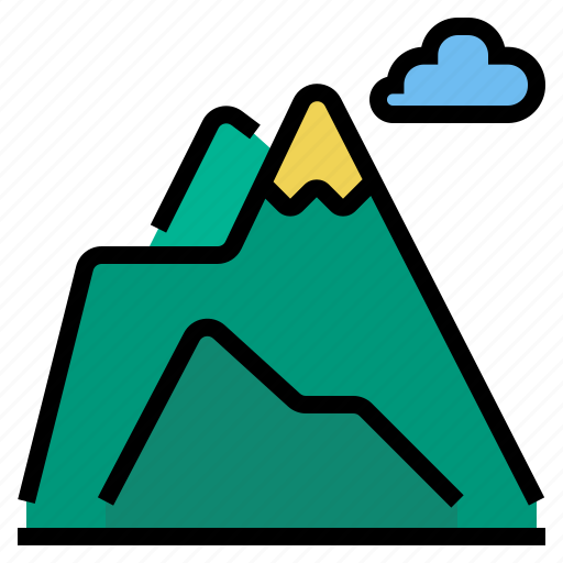Mountian, snow, winter icon - Download on Iconfinder