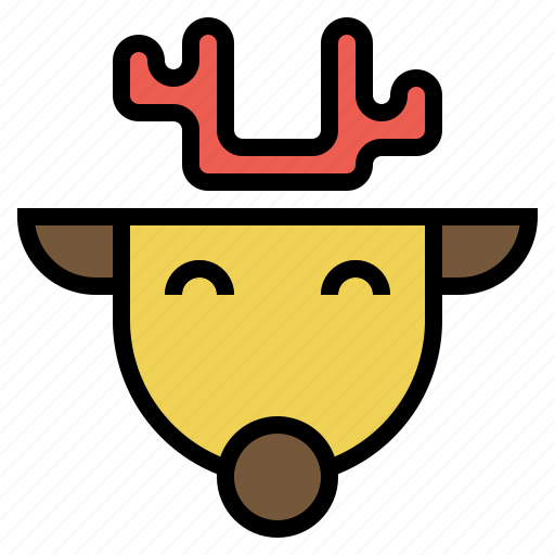 Animal, christmas, deer, riendeer, xmas icon - Download on Iconfinder