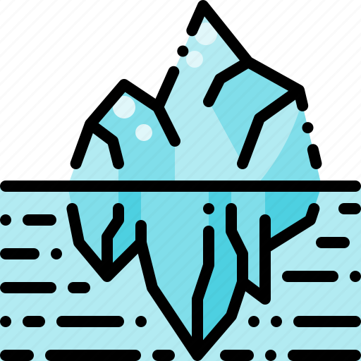 Ice, iceberg, mountain, north pole, ocean, sea, winter icon - Download on Iconfinder